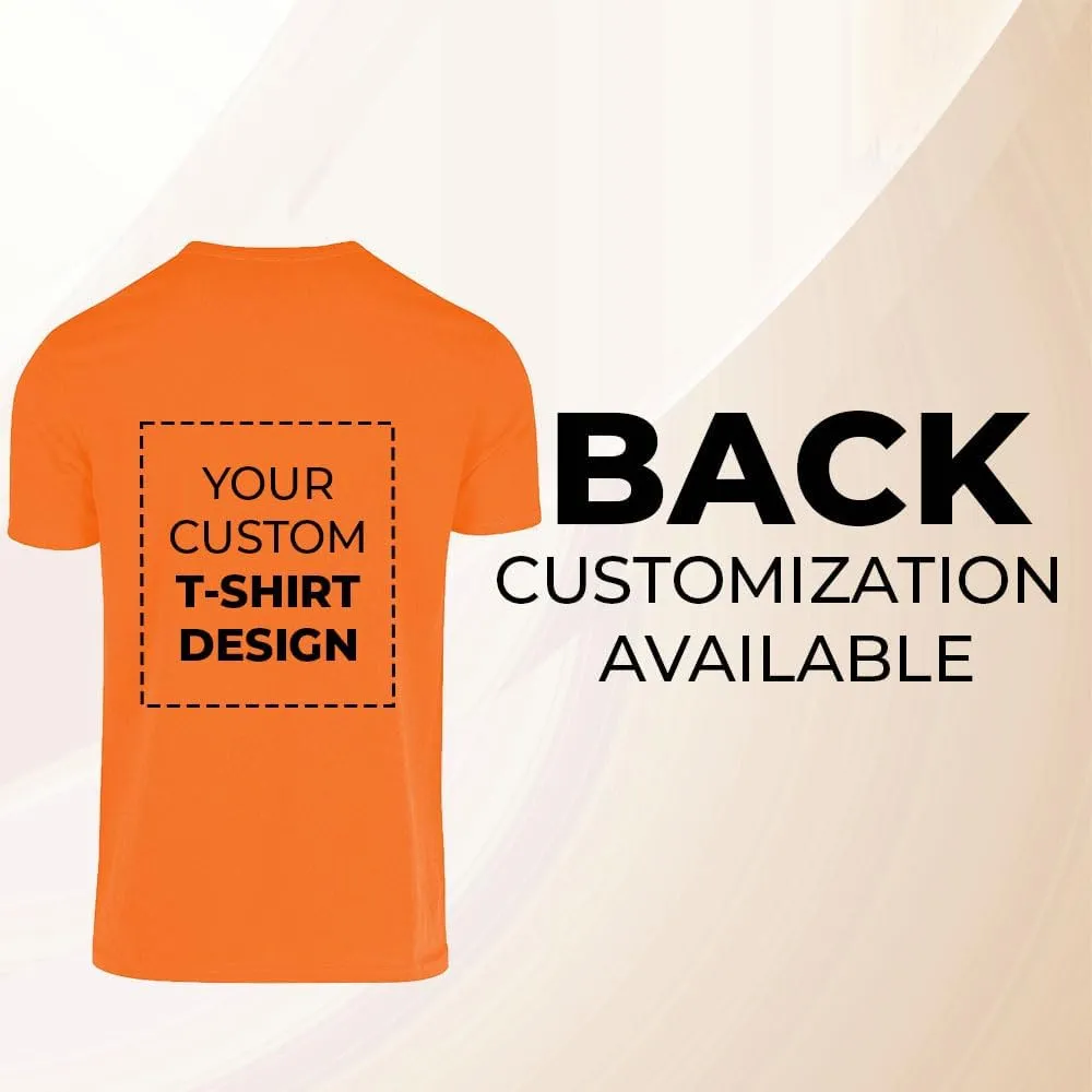 Custom Photo Adult T-Shirt Unisex Short Sleeve Crewneck Polycotton Personalized Customized Gift Shirt with Photo Image Text