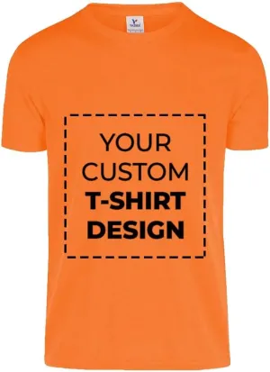 Custom Photo Adult T-Shirt Unisex Short Sleeve Crewneck Polycotton Personalized Customized Gift Shirt with Photo Image Text