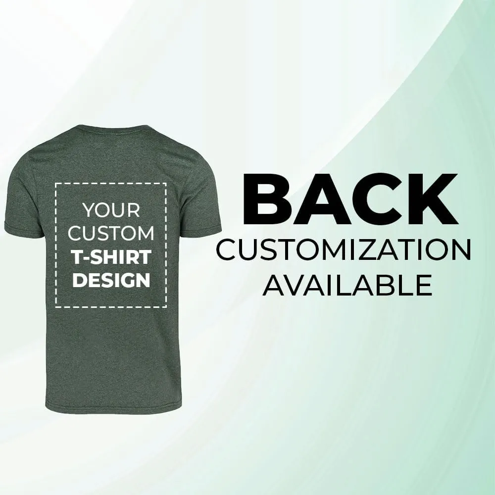 Custom Photo Adult T-Shirt Unisex Short Sleeve Crewneck Polycotton Personalized Customized Gift Shirt with Photo Image Text