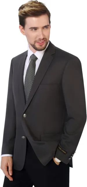 P&L Men's Casual Lightweight Regular Fit Solid Sport Coat Suit Blazer
