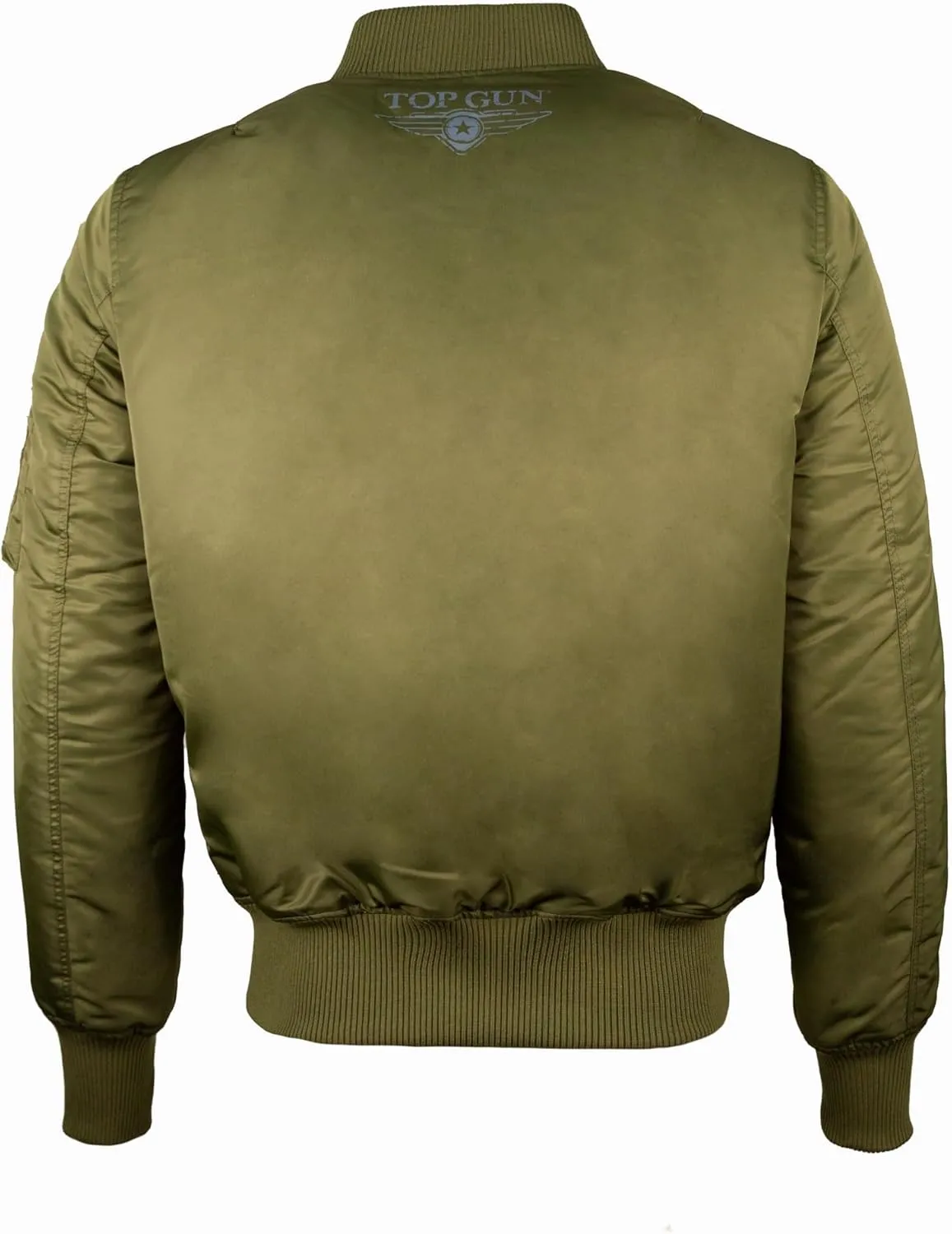 TOP GUN MA-1 Nylon Bomber Jacket with Patches