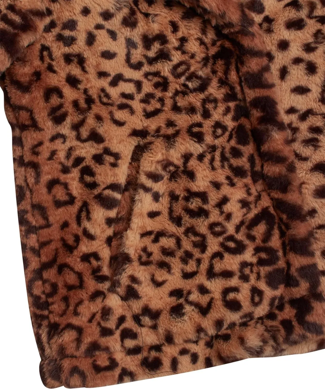 URBAN REPUBLIC Girls' Jacket- Long-Length Plush Faux Fur Teddy Overcoat