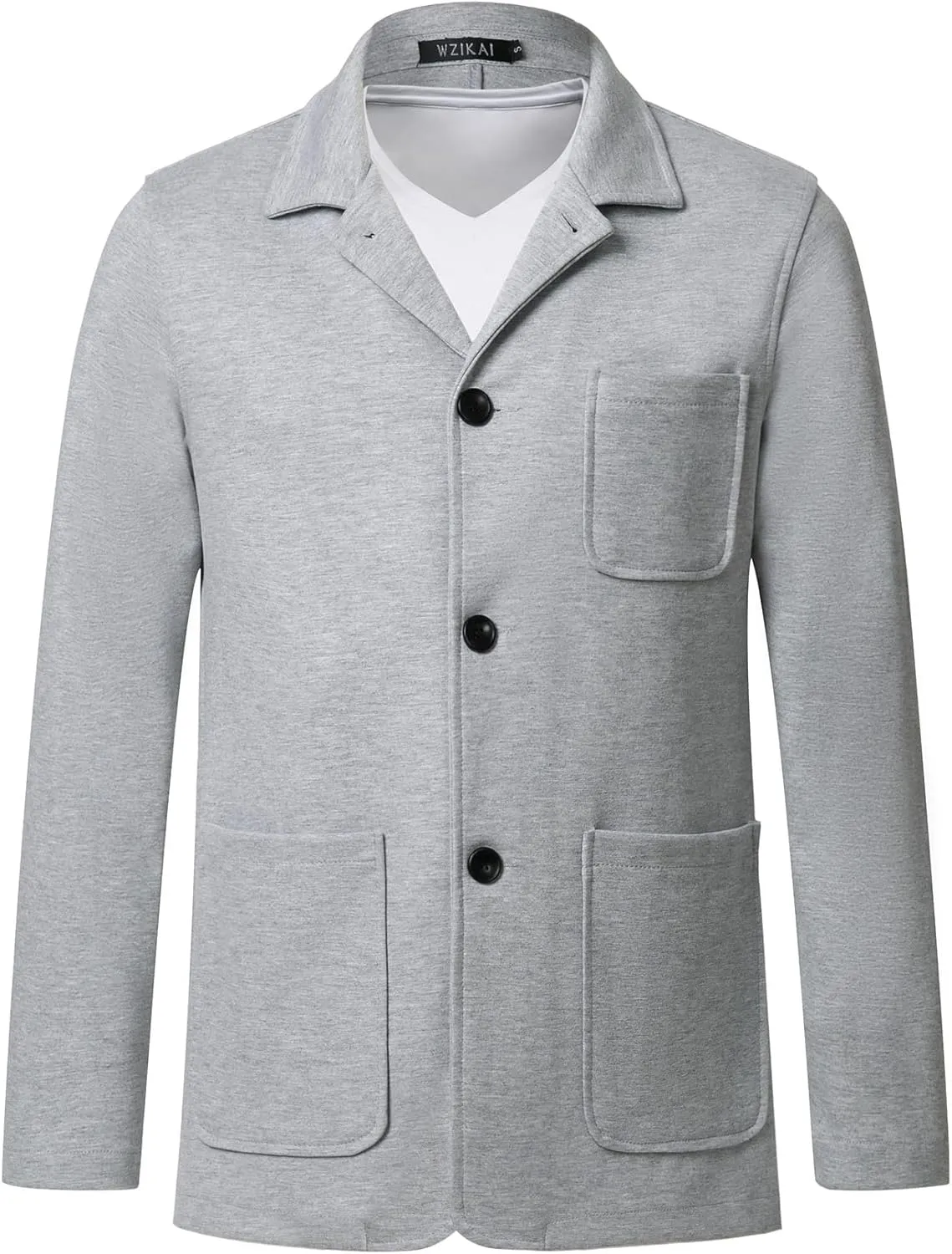 WZIKAI Men's Casual Sport Coat Jacket Regular Fit Lightweight Suit Jacket for Men
